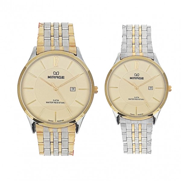 Mirage 8647 Silver Full Gold Couple